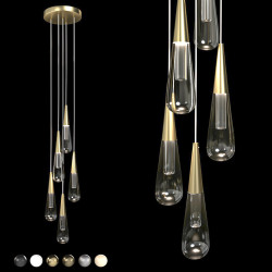 Люстры в виде капель