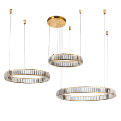 Люстры в виде колец